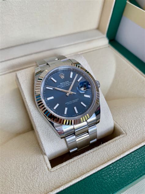 rolex datejust 41 blau|new rolex datejust 41 2021.